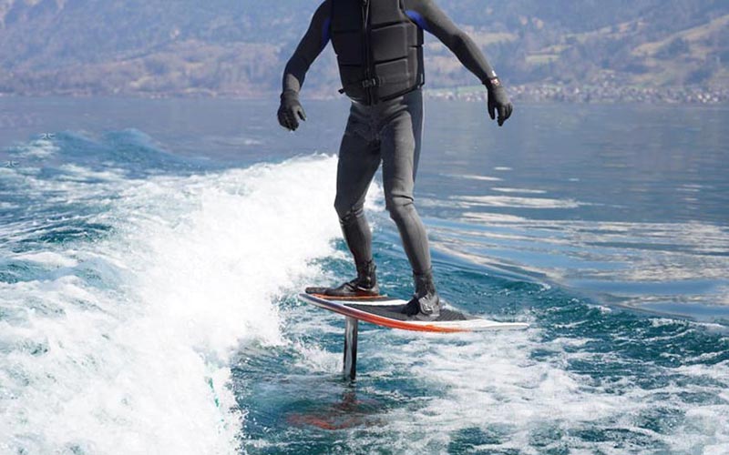 Hydrofoil surfing picture