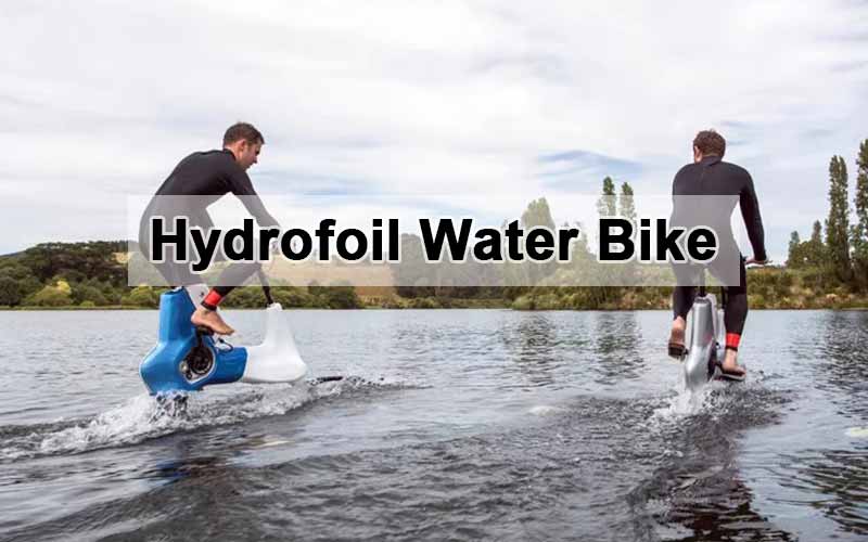 Hydrofoil Water Bike on the water