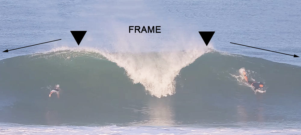 read wave: A-frame wave