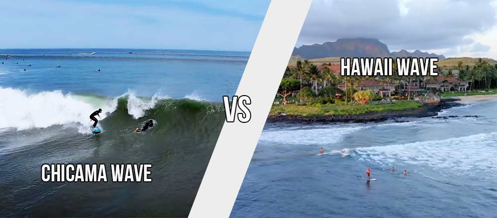 Chicama Wave vs. Hawaii Wave