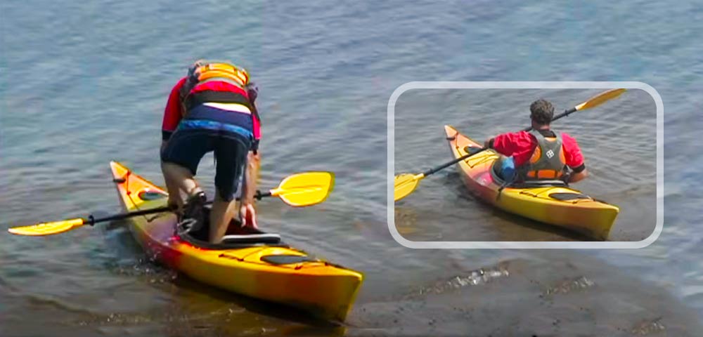 Getting Into the Kayak