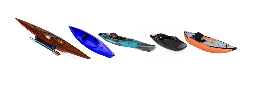 Different material made Kayaks