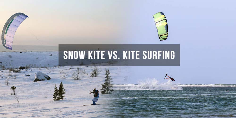 Kite Skiing VS. Sky Kitesurfing