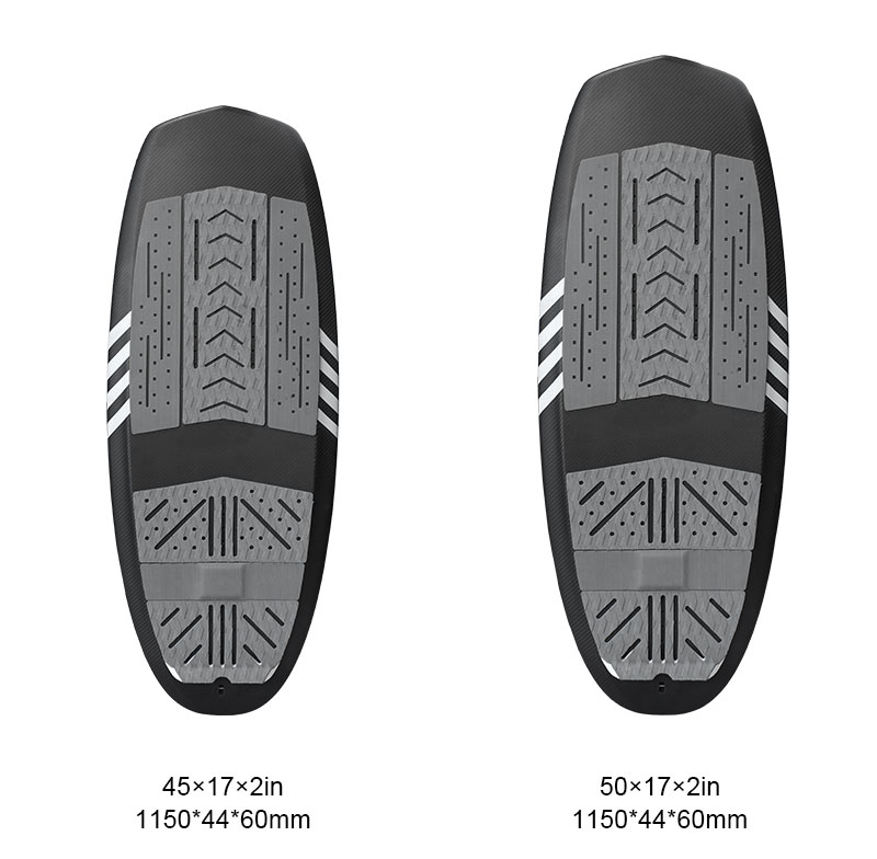 carbon foil board size options